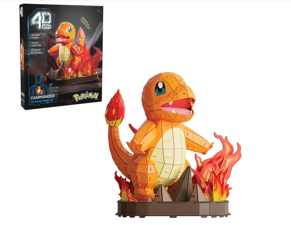 3D Puzzle von Glumanda, Schiggi, Bisasam und Pikachu