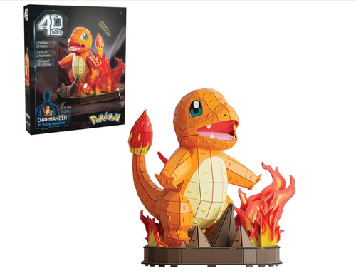 3D Puzzle von Glumanda, Schiggi, Bisasam und Pikachu