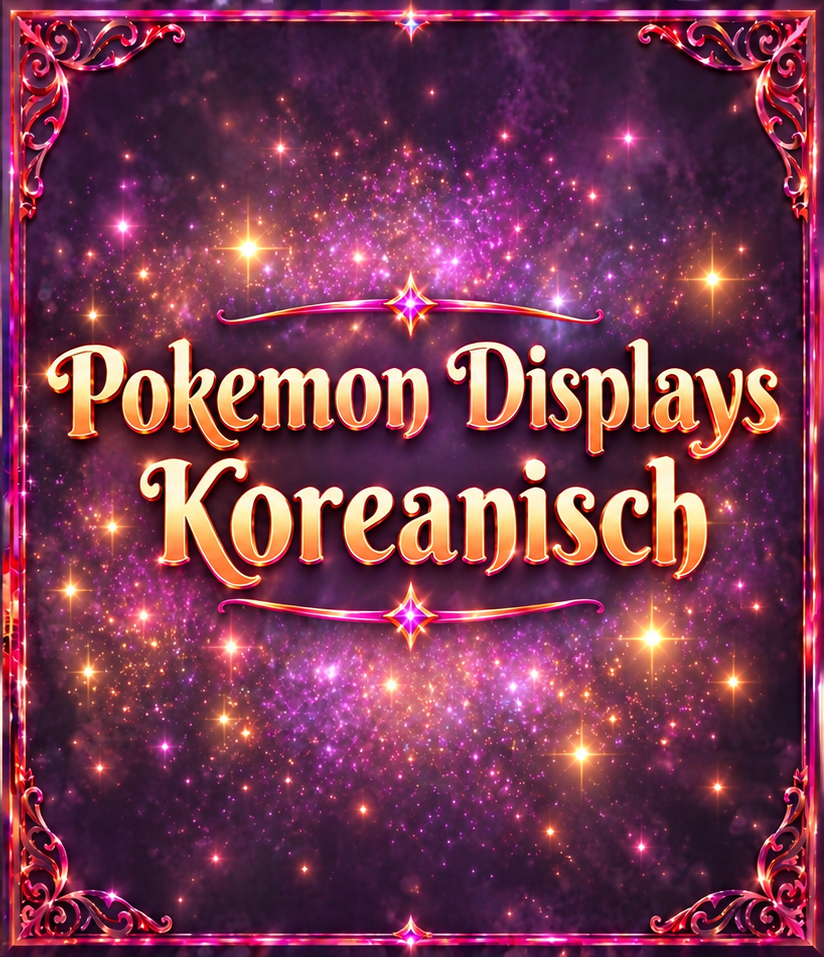 Pokemon Displays Koreanisch