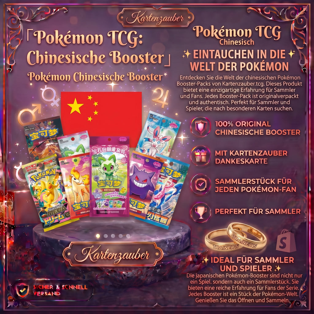 Pokemon Booster Chinesisch