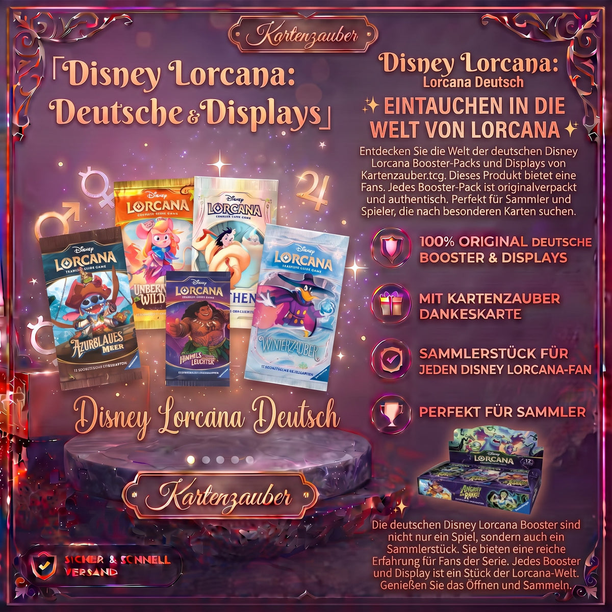 Lorcana Booster /Display Deutsch