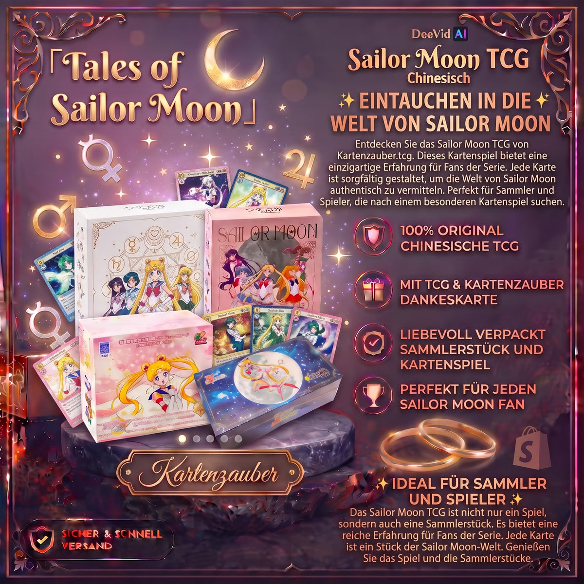 Sailor Moon TCG By Kartenzauber.tcg (Chinesisch)
