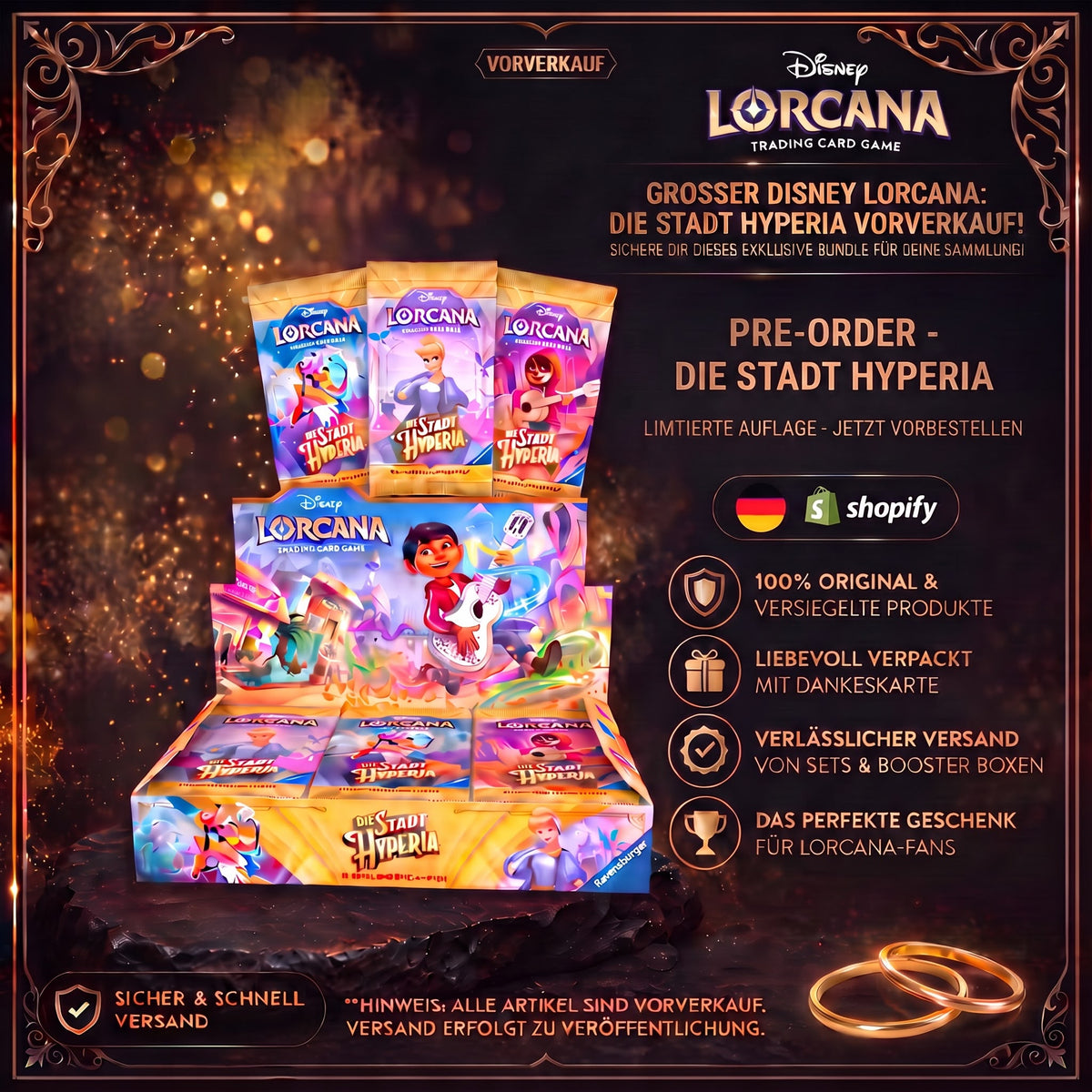 VORBESTELLUNG!!! Lorcana - Die Stadt Hyperia